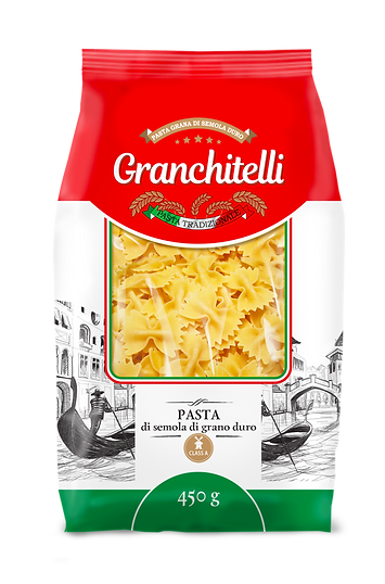 макаронные изделия кат а granchitelli бабочки 450г