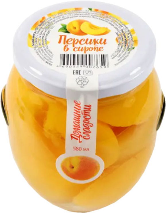 персики домашние сладости 530г