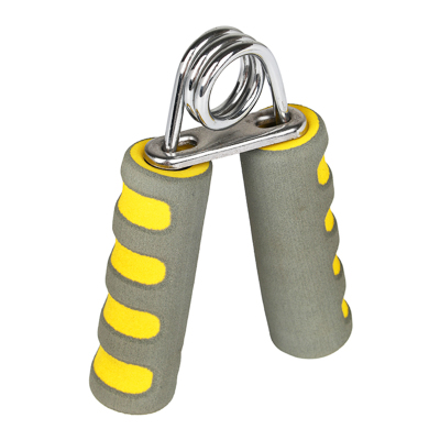 silapro эспандер кистевой 12x9,5см, металл, пп, поролон, 2 цвета