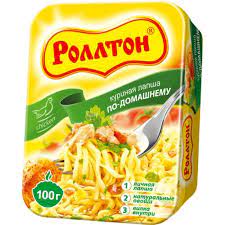 изделия макаронные быстрого приготовления яичные. куриная лапша по- домашнему с соусом "роллтон" «ог