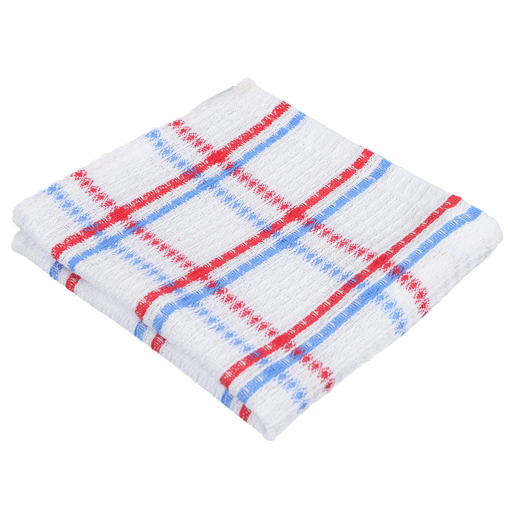 салфетка для уборки вафельная provance, 75% хлопок 25%полиэстер , плотность 200гр, 30х30см, клетка