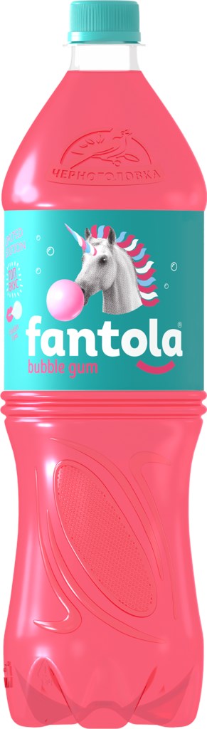 напиток безалк сильногаз fantola бабл гам 1л по 12шт