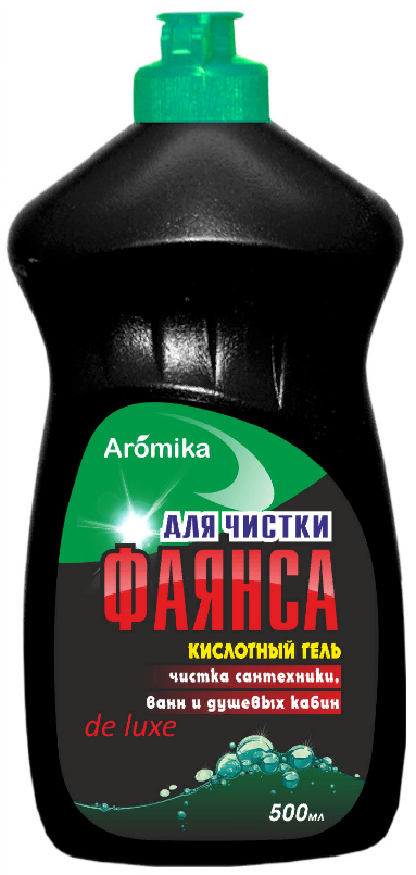 гель д/чистки aromika д/фаянса кислотный 500мл