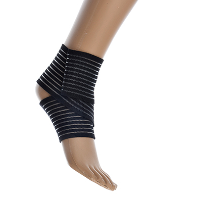 суппорт-бинт silapro фиксирующий на голеностоп, 58% нейлон, 35% латекс, 7% полиэстер, 7,5х52см