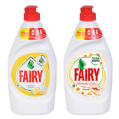 средство для мытья посуды fairy сочный лимон 450мл