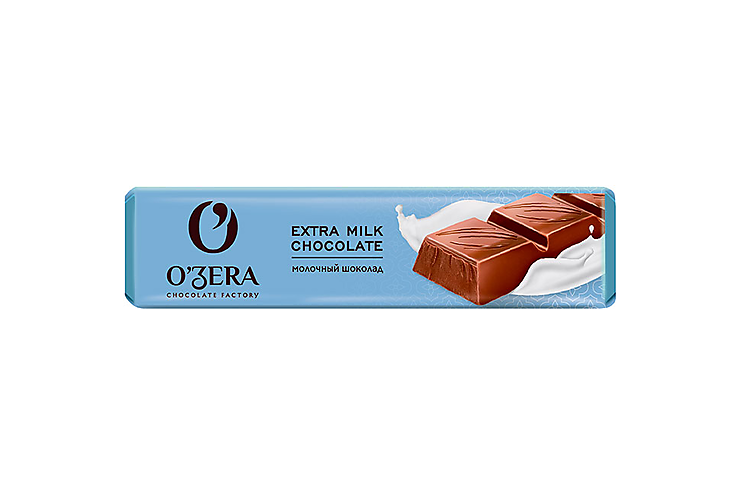 шоколад молочный o`zera extra milk 45г