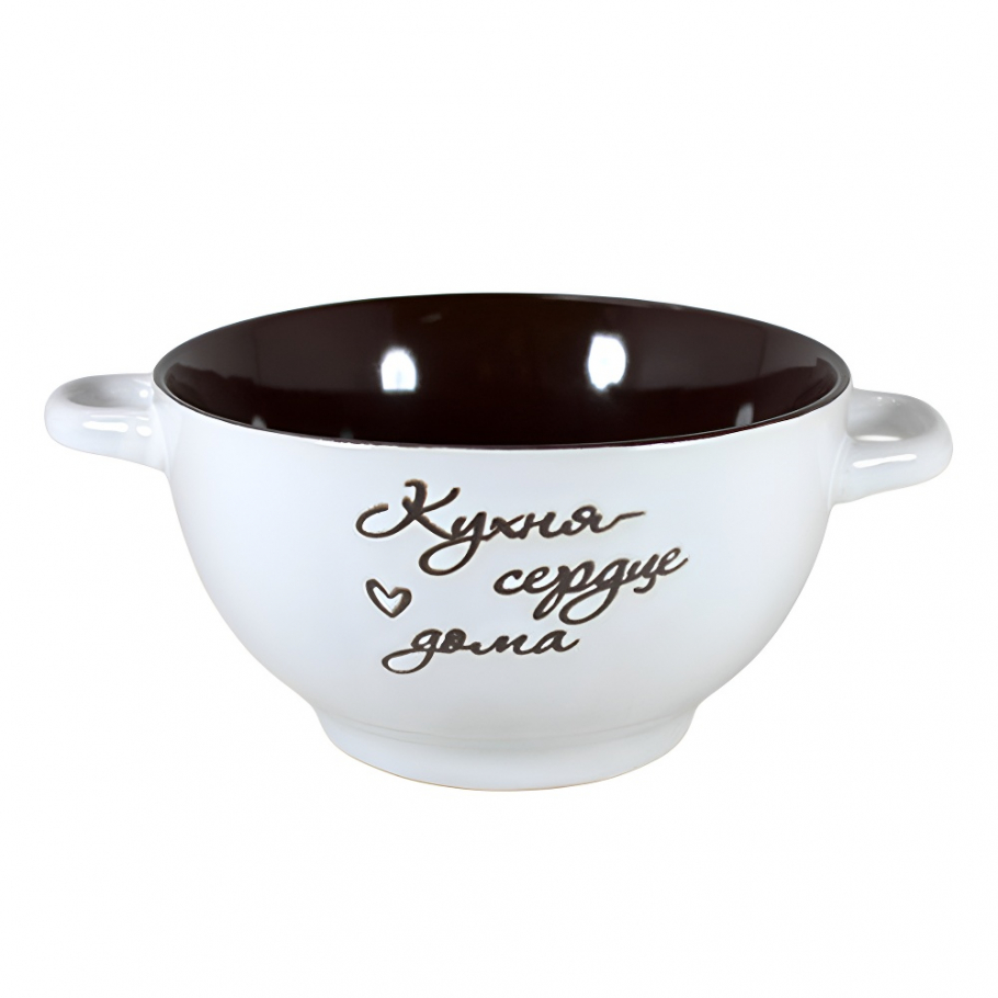 бульонница керамическая сердце дома 650мл (24) 202420
