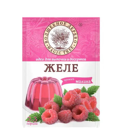желе волшебное дерево малина 50г