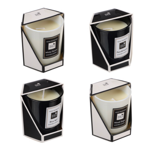свеча ароматизированная home 140г wood sage, white flower, bluebell, pear new galaxy