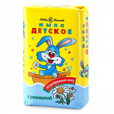 мыло туалетное нк детское с ромашкой, 90 г