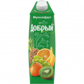 сок добрый 1л мультифрукт