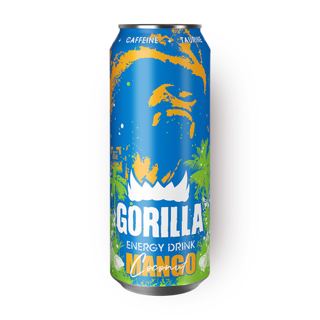 энергетик gorilla mango coconut 0,45 банка 