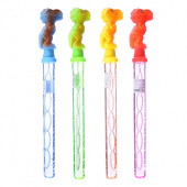 мыльные пузыри с ручкой 110мл, пластик, мыльный р-р, 48х7х7см, 4 цвета
