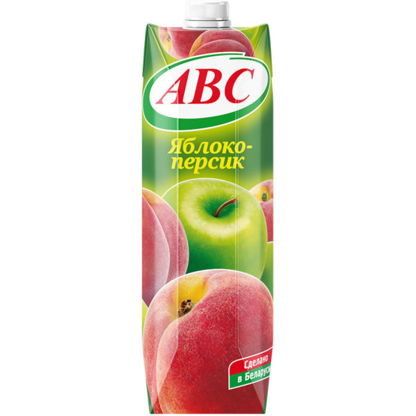 нектар авс яблочно-персиковый 1л