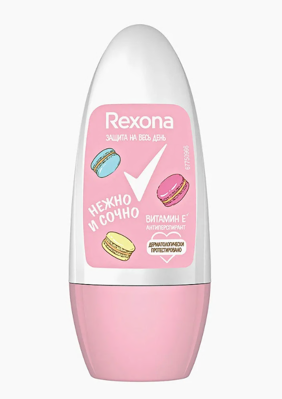 антиперспирант шариковый rexona антиперспирант шариковый rexona, 50 мл 