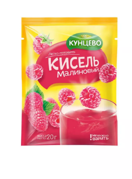 кисель кунцево малиновый 20г