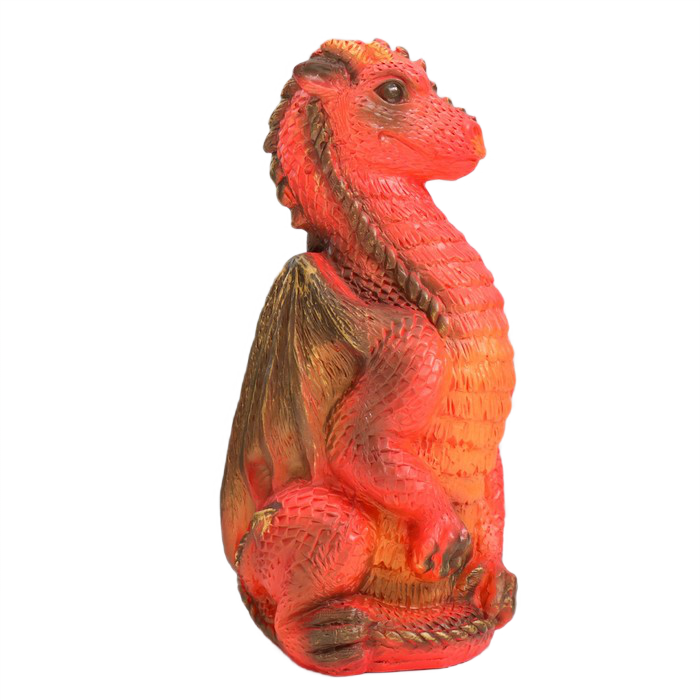 копилка дракон 25,5х12х13см оранжевый