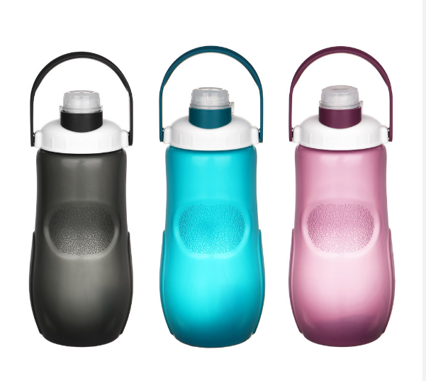 бутылка для воды 9.5x23.5см 1000мл pp 3цвета silapro