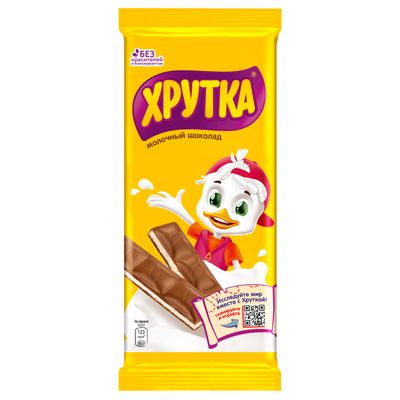молочный шоколад хрутка 90г