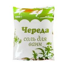 соль д/ванн aromika череда 1000г