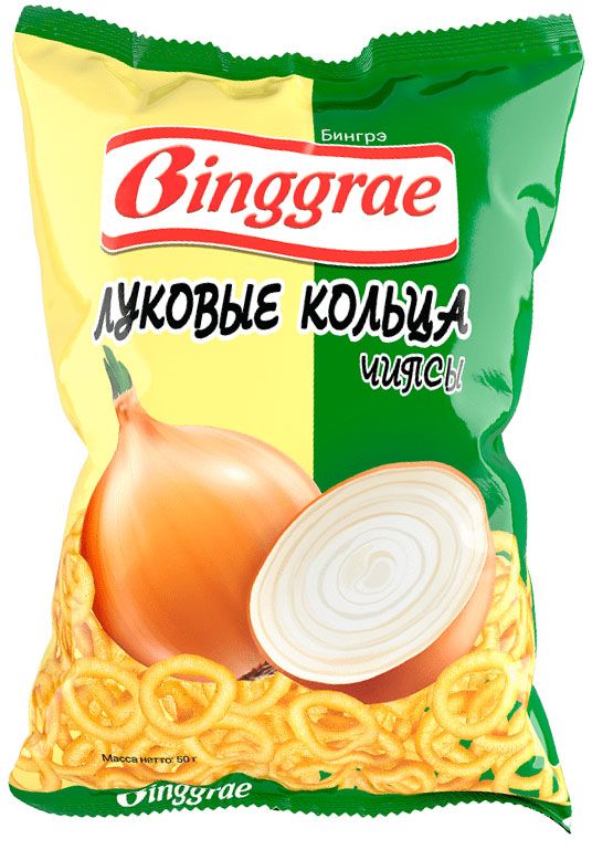 чипсы бингрэ 40/50гр*30 микс
