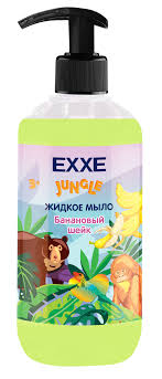 жидкое мыло exxe детская серия джунгли банановый шейк 500мл