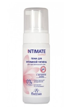 интимная пенка с экстрактом хлопка 150мл floresan ф-271