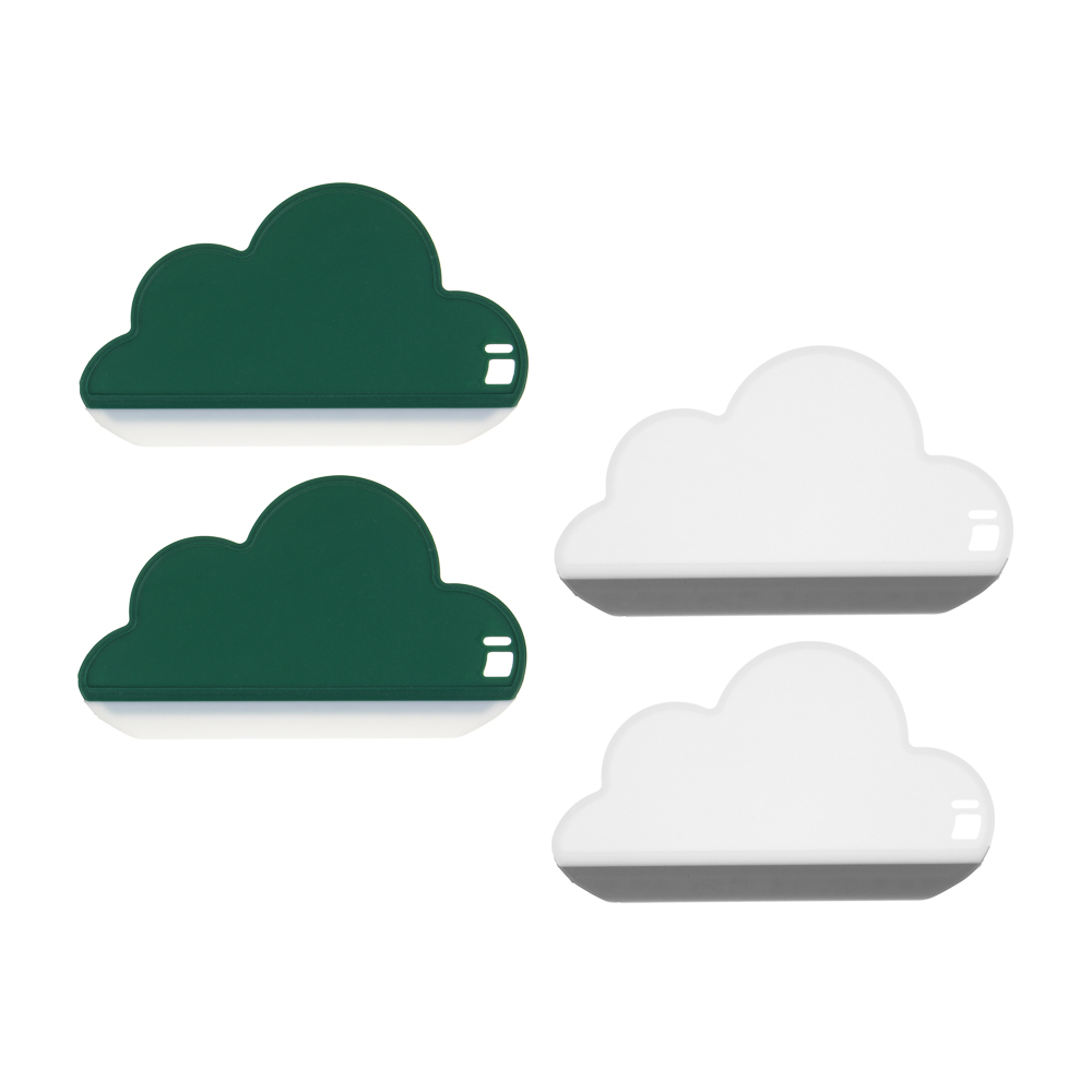 скребок vetta термопластичная резина 2шт 16,5х9,5см, 2цв