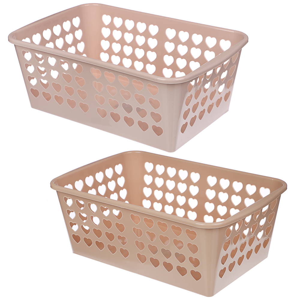 корзинка уют для хранения вещей 300х190х110мм 6л