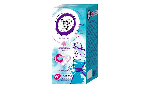 прокладки ежедневные emily style ультратонкие multiform 60шт