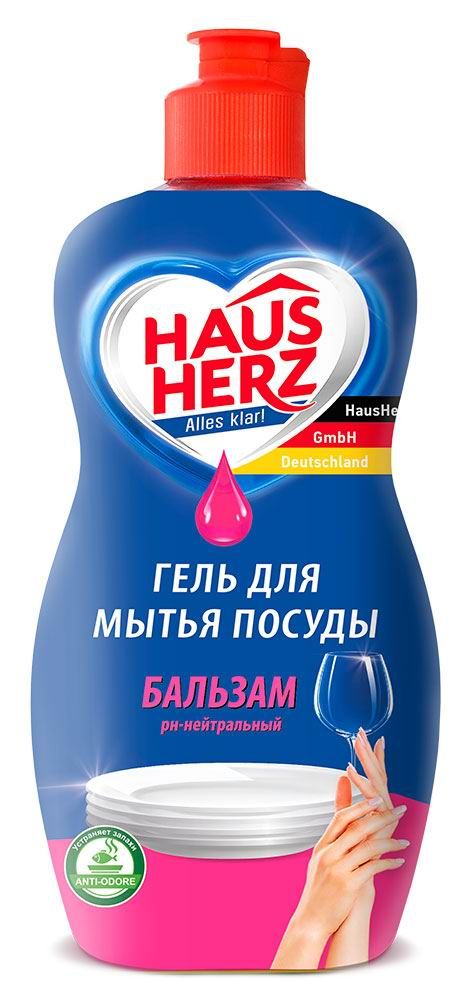 средство д/посуды haus herz бальзам 450мл