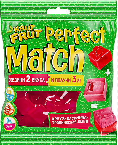 жевательный мармелад krut frut кубики 0,5 кг