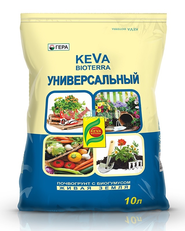 грунт гера keva bioterra, 10 л 