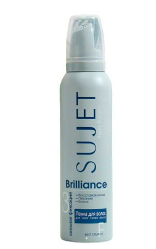 пенка д/волос 160мл brilliance (с/фикс сер) сибиар sujet 
