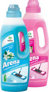 grass arena средство чистящее д/пола с полирующ.эфф-ом 1000мл водяная лилия/цветущий лотос