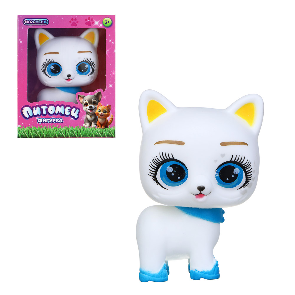 питомец фигурка игроленд 10х6х12,5 см 6 диз