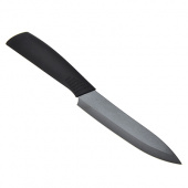 нож кухонный керамический satoshi бусидо, черный, 12,5см