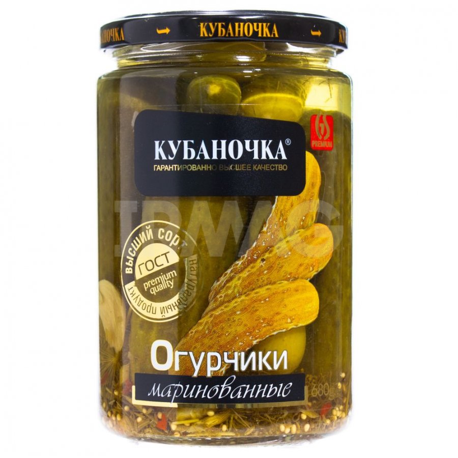 огурчики "кубаночка" марин. 720 г. краснодар (8)