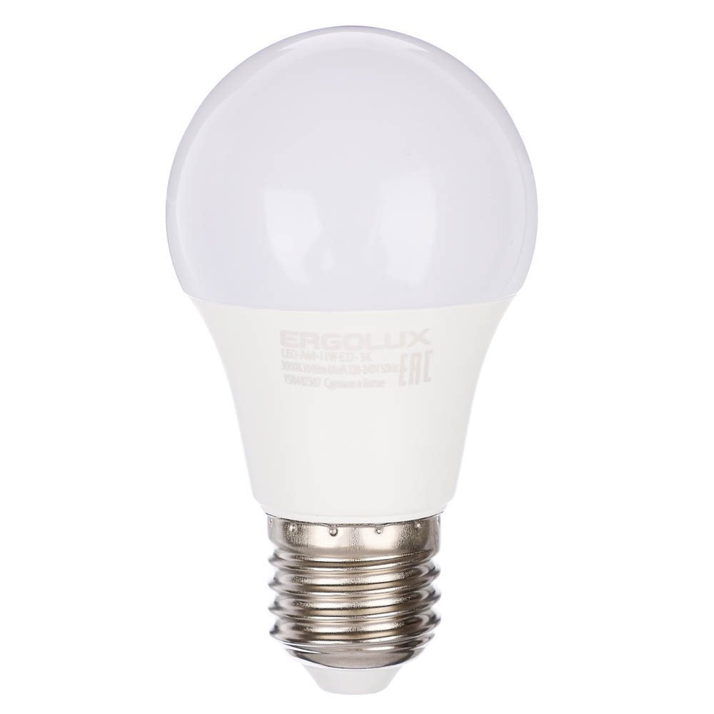 светодиодная лампа лон ergolux led-a60-11w-e27-3k