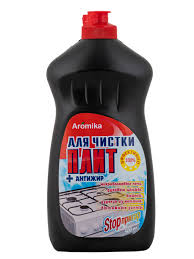 чистящее средство aromika stop-пригар  5в1 + антижир д/чистки плит 500мл