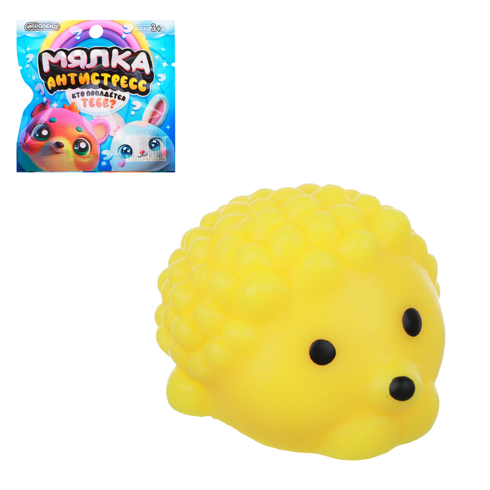 мялка антистресс игроленд 9х9см микс
