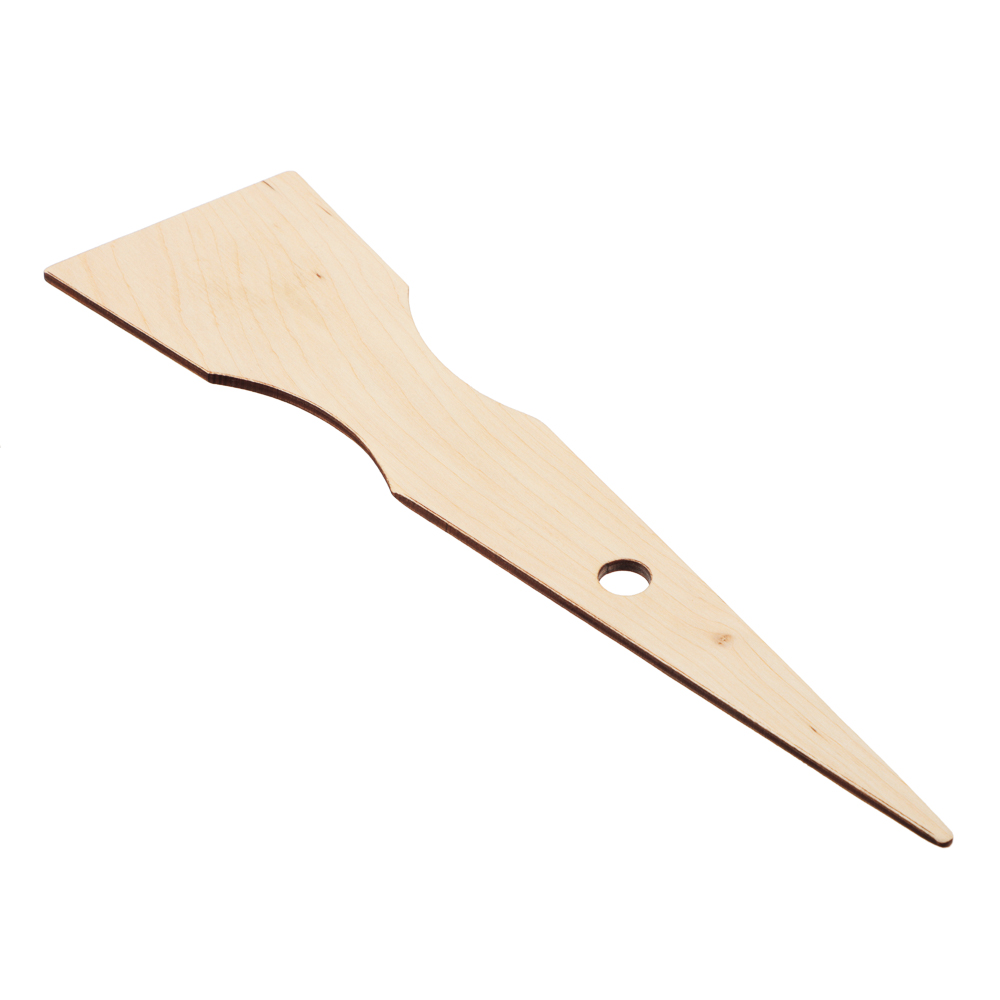 лопатка кухонная фанера 25x6,5cм