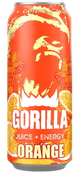 энергетик gorilla апельсин 0,45 банка 24