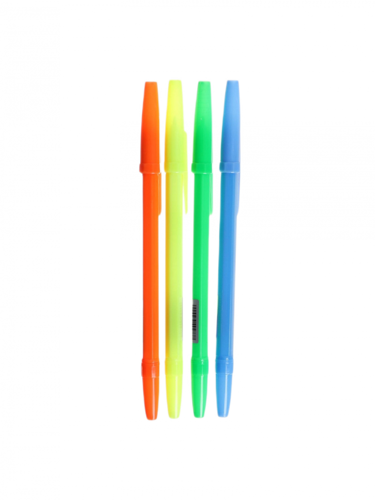 ручка шариковая 0,7мм синяя корпус neon микс