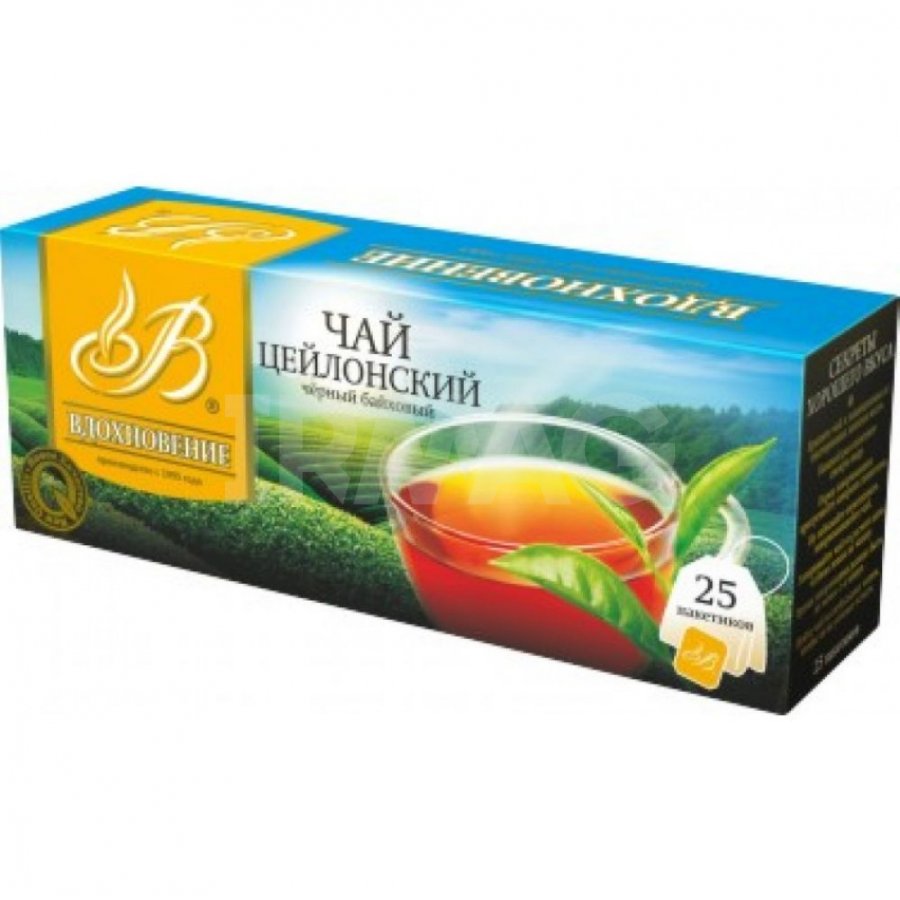 чай вдохновение цейлонский 100пак
