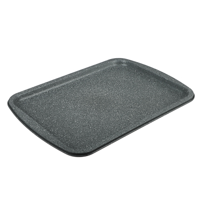 satoshi буко противень плоский, 36,5х27х1,7см, угл.сталь, антипригарное покрытие "мрамор"