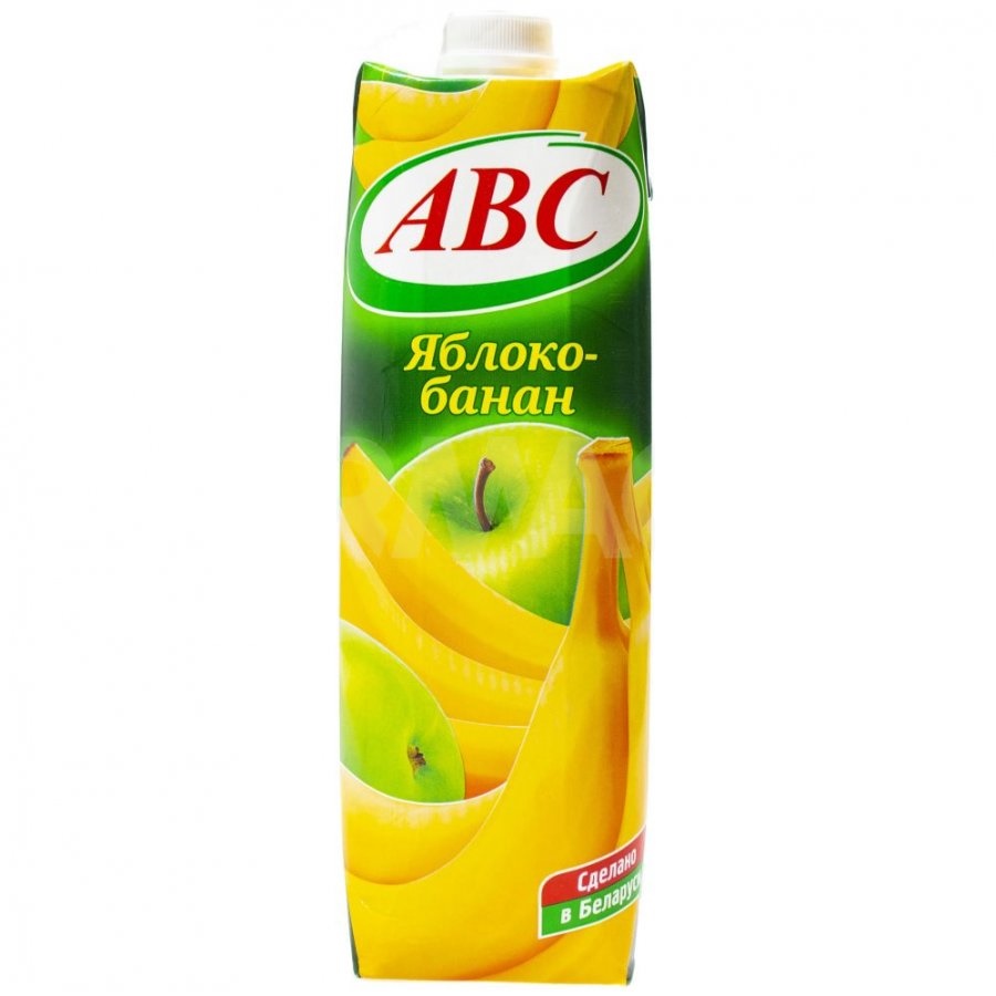 нектар авс яблочно-банановый 1л
