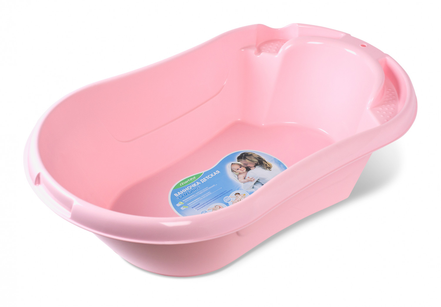 ванночка детская бамбино розовая с804рз