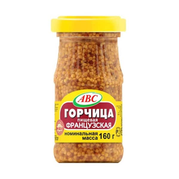 горчица авс 160гр французская