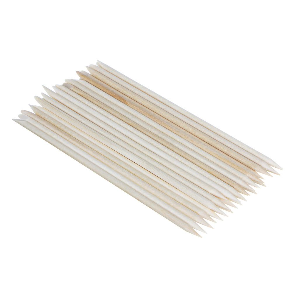 палочки для маникюра юниlook 30шт, дерево, 14,8см